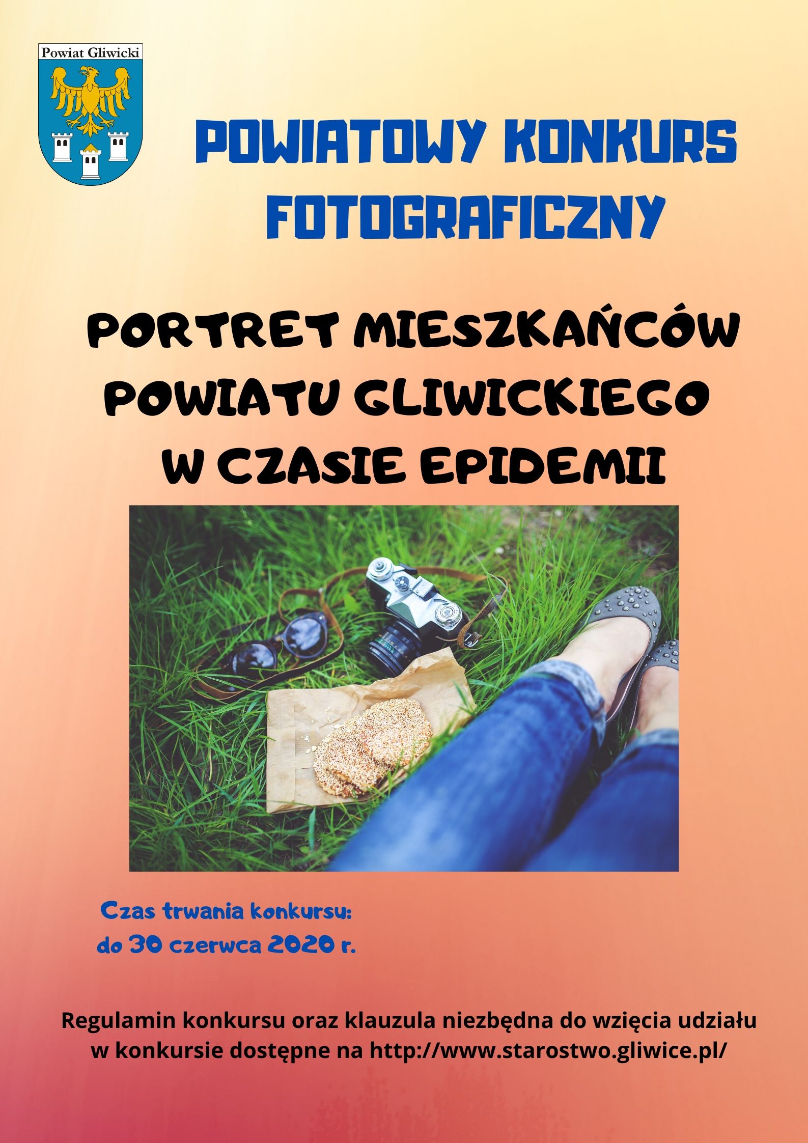 Portret Mieszkańców Powiatu gliwickiego w czasie epidemii. Konkurs trwa do 30 czerwca 2020r.